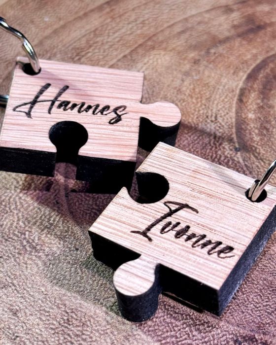 Preview: Schlüsselanhänger Puzzle 2-er Set