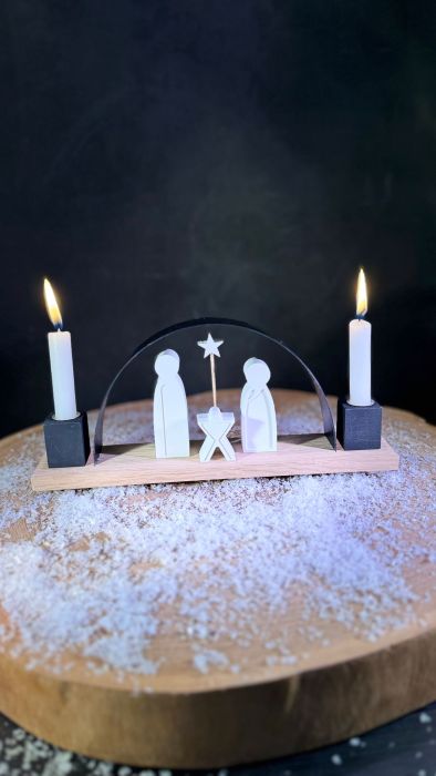 Preview: handgemachte Krippe