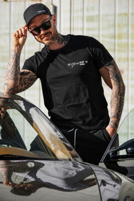 Glück AUF T-Shirt für echte Kerle schwarz