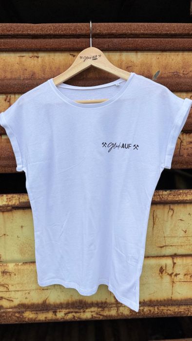 Glück AUF T-Shirt für tolle Mädels weiß