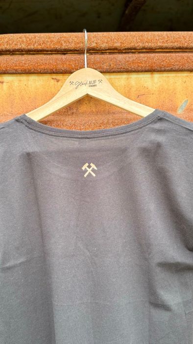Glück AUF T-Shirt für tolle Mädels schwarz